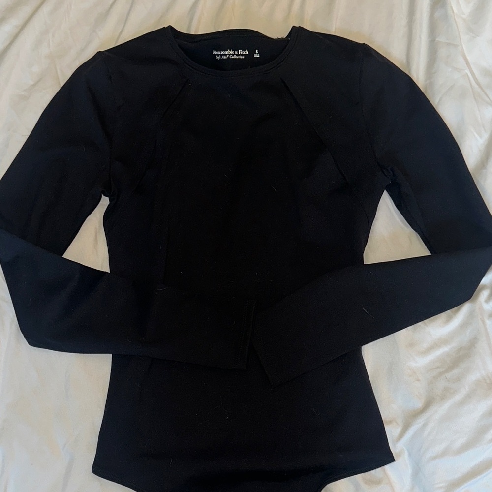 * now a bundle * Abercrombie & Fitch Black Long Sleeve Cutout Bodysuit